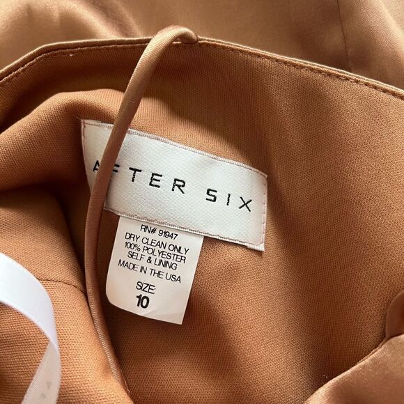 After Six asymmetrical sleeveless bridesmaid dress NWT Size 10 - Picture 4 of 9